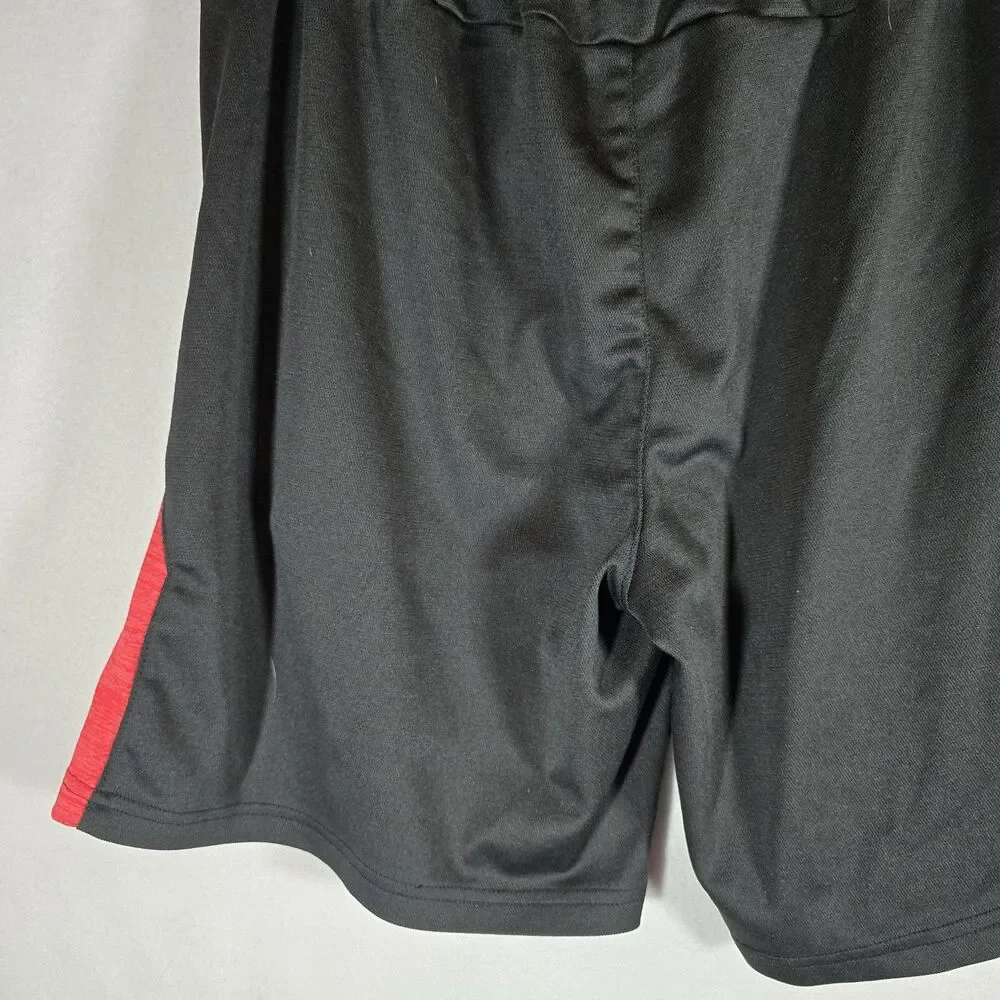 Layer 8 Qwick Dry Boys Shorts Size Large, Black And Red Comfortable